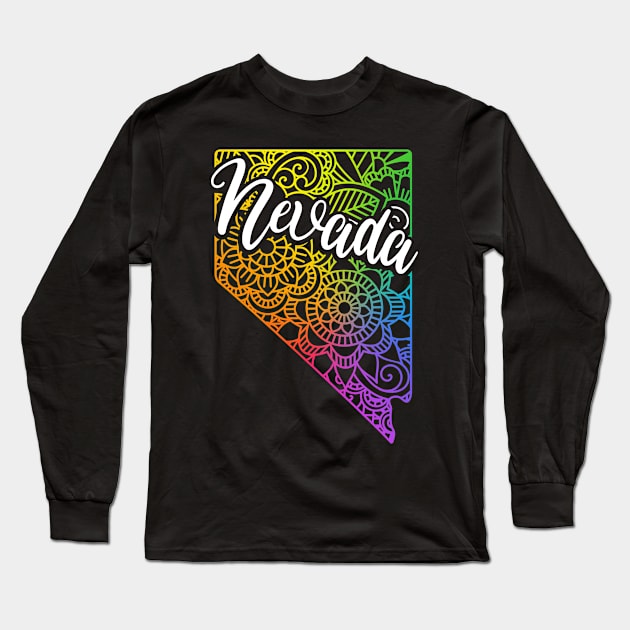 Nevada Long Sleeve T-Shirt by JKFDesigns